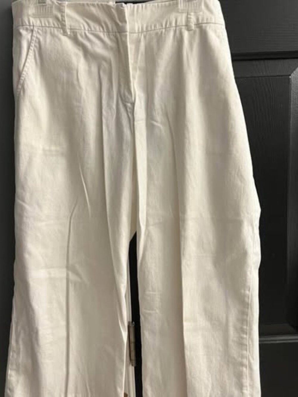 Womens Size 14 Sandro White Crop Pants
